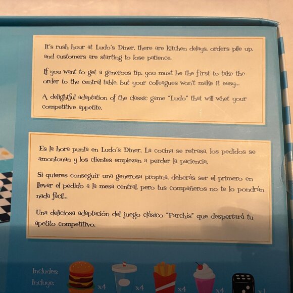 2 BALVI Board Games LUDO'S DINER & THE PERFECT BURGER 2-4 Players Ages 8+ NEW - Picture 8 of 8